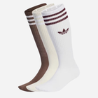 Zestaw męskich skarpet bawełnianych 3 pary Adidas IU2654 43-45 Wielokolorowy (4066757225697) - obraz 1