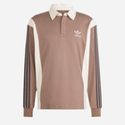 Koszulka polo męska z długim rękawem adidas IS1405 L Brązowa (4066757846120) - obraz 4