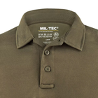 Футболка Mil-Tec быстросохнущая 2XL Tactical Quick Dry Poloshirt Olive (10961001-906-XXL) - изображение 5