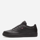 Sneakersy męskie do kostki Reebok Club C 85 100000153 42 Czarne (4056561029451)