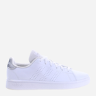 Tenisówki damskie z eko skóry adidas Advantage Base IF8550 38.5 Biały/Srebrny (4066759100862) - obraz 1