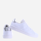 Tenisówki damskie z eko skóry adidas Advantage Base IF8550 38.5 Biały/Srebrny (4066759100862) - obraz 3