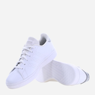 Tenisówki damskie z eko skóry adidas Advantage Base IF8550 38.5 Biały/Srebrny (4066759100862) - obraz 4