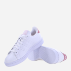 Tenisówki damskie skórzane adidas Advantage HR0322 41.5 Biały/Ciemnoróżowy (4066748730155) - obraz 4