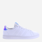 Sneakersy damskie z eko skóry adidas Advantage IF6117 40 Biały/Niebieski (4066764081774)