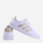 Tenisówki damskie z eko skóry adidas Breaknet 2.0 ID7116 38.5 Biały/Złoty (4066755779802) - obraz 3