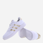 Жіночі кеди низькі adidas Breaknet 2.0 ID7116 37.5 Білий/Золотистий (4066755783472) - зображення 4