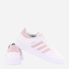 Tenisówki damskie z eko skóry adidas Breaknet GX6755 36.5 Biały/Jasnoróżowy (4065426506488) - obraz 3