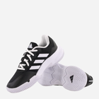 Жіночі кросівки для тенісу adidas GameCourt 2 W GZ0694 40.5 Чорні (4065418049030) - зображення 4