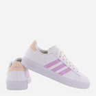 Tenisówki damskie z eko skóry adidas Grand Court 2.0 GW9221 36 Biały/Jasnoróżowy (4065426180749) - obraz 3