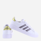 Tenisówki damskie z eko skóry adidas Grand Court 2.0 HP2539 35.5 Biały/Jasnozielony (4066746649046) - obraz 3