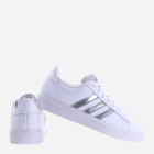 Tenisówki damskie z eko skóry adidas Grand Court 2.0 ID4485 41.5 Biały/Srebrny (4066755770779) - obraz 3