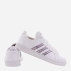 Tenisówki damskie z eko skóry adidas Grand Court Beyond GW9247 36 Biały/Fioletowy (4065427478722) - obraz 3