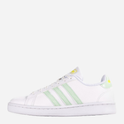 Tenisówki damskie skórzane adidas Grand Court EG7643 37.5 Biały/Jasnozielony (4062051376684) - obraz 2