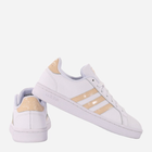 Жіночі кеди низькі adidas Grand Court GV7148 37.5 Білий/Персиковий (4064047564655) - зображення 3