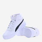 Tenisówki damskie skórzane Puma Carina 2.0 Mid 385851-06 38.5 Białe (4065452465834) - obraz 4