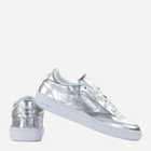 Tenisówki damskie skórzane Reebok Club C 85 S Shine CM8686 35.5 Srebrne (4058028502309) - obraz 3