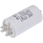 Пусковой конденсатор для стиральной машины CBB60 18uF 450V 40x70mm (под гайку, 4 клеммы)