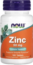 Цинк глюконат NOW Zinc Gluconate 50 mg 100 tabs