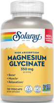 Магній гліцинат (хелатний) Solaray Magnesium Glycinate 350mg 120 vcaps