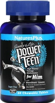 Мультивітаміни для хлопчиків-підлітківNaturesPlus Power Teen His Chewable - 60 tabs