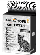 Соєвий наповнювач Animall ТОФУ з активованим вугіллям 10 л/4.66 кг Енімал