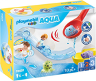 Іграшка для ванни Playmobil 1.2.3 Aqua Водна гірка з морськими тваринами 10 шт (4008789706379) - зображення 1