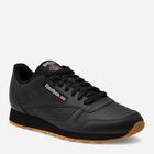 Чоловічі кросівки Reebok Classic Leather 100008493 40.5 Чорні (4065419120462) - зображення 4