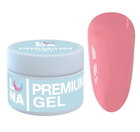 Гель для нарощування LUNA moon Premium Gel 14, 30 мл, колір барбі