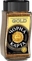 Кава розчинна "Чорна Карта" Gold 190г