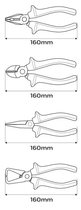 Набір інструментів NEO Tools плоскогубців і викруток 1000 В 7 шт. 01-235 (5907558433197) - зображення 6