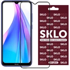 Противоударное защитное стекло SKLO Full Glue 3D NEW для Xiaomi Redmi Note 8T Черный