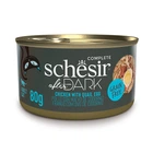 Вологий корм Schesir After Dark Chicken Quail Egg у бульйоні 80 г
