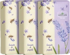 Упаковка твердого мила Happy Life Лаванда і прополіс 180 г x 3 шт (2301000481690)