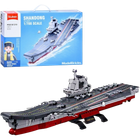 Конструктор SLUBAN M38-B1210 Авианосец Шаньдун (Shandong), 1:700, 584 деталь, в коробке
