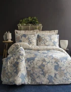 Двуспальный Евро комплект Issimo Home Deco Rose Сатин Премиум 200х220 см наволочки 4 x 50х70 см