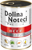 Вологий корм для собак Dolina Noteci Premium з яловичиною