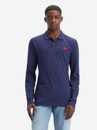 Koszulka polo męska z długim rękawem Levi's Ls Slim Housemark A5797-0001 XL Granatowa (5401128307562) - obraz 3