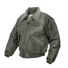 Куртка Rothco тактична льотна чоловіча бомбер CWU-45P Flight Jacket Sage олива L