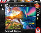 Puzzle Schmidt PQ Lars Stewart Islandia Dzień i noc 69.3 x 49.3 cm 1000 elementów (4001504599089)