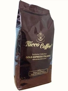 КОФЕ В ЗЕРНАХ RICCO COFFEE GOLD ESPRESSO ITALIANO 1 КГ