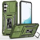 Удароміцний чохол Camshield Army Ring Samsung Galaxy A35 / A55 Оливковий / Army Green Без бренду