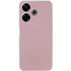 Чохол TPU GETMAN Liquid Silk Full Camera Xiaomi Redmi 13 4G / Poco M6 4G Рожевий / Pink Sand