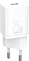 Сетевое зарядное устройство Baseus Super Silicone PD Charger 25W + кабель Type-C to Type-C 3A (TZCCSUP-L02)