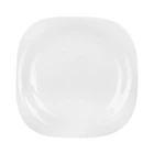 Квадратная белая тарелка из стеклокерамики Luminarc Carine White 190 мм (L4454)