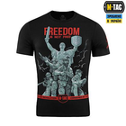 Футболка M-Tac Freedom Black Розмір XS - зображення 1