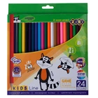 Кольорові олівці Zibi KIDS LINE 24 кольори ZB.2416