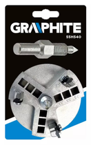 Вирізувач отворів у плитці Graphite чотирьохрозмірний 33/53/67/73 мм 55H540 (5902062685407) - зображення 5