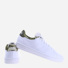 Чоловічі кеди низькі adidas Advantage Base IF8558 40.5 Білий/Зелений (4066759043664) - зображення 3