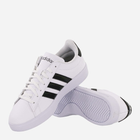 Tenisówki męskie z eko skóry adidas Grand Court 2.0 GW9195 42.5 Biały/Czarny (4065427721934) - obraz 4